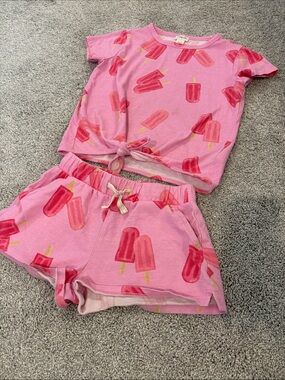 Crewcuts girls Popsicle Outfit pink 6/7